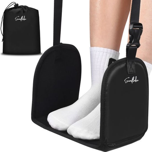 Repose-pieds pour avion - Hamac de pieds pour le voyage - également pour le bus, la voiture ou le train - Sunflake