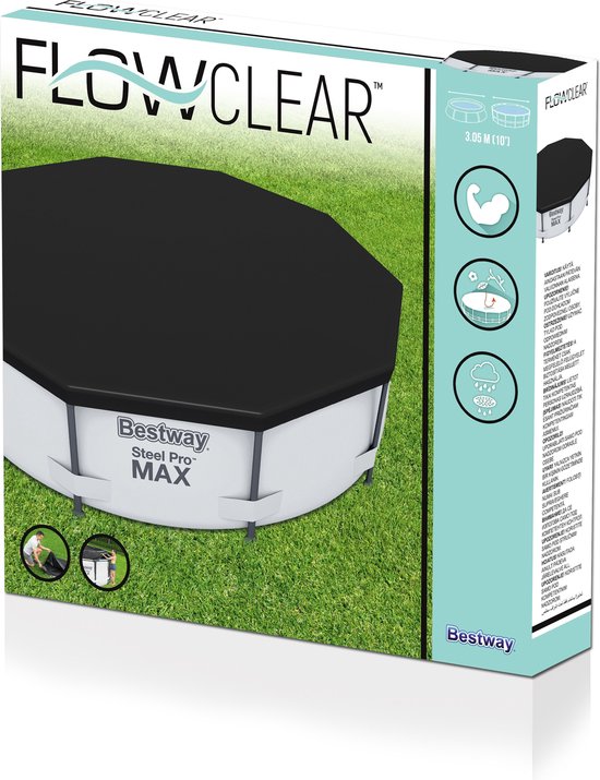 Bestway - Couverture de piscine - circonférence 305 cm