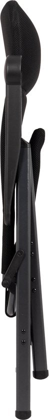 Crespo - Chaise de plage - XL - AP/238 - Air-Deluxe - Noir - Modèle 2025