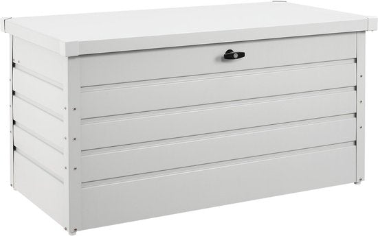 Boîte de rangement en métal / Boîte à coussins Limani - 380 litres - Blanc