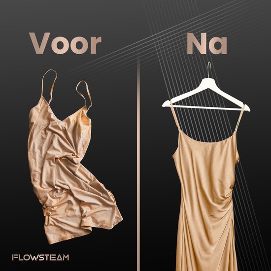 FLOWSTEAM® Luxury Clothes steamer - Défroisseur à main - Vêtements à la vapeur - Snow White Edition