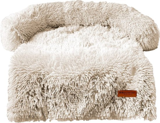 By Cee Cee - Dog Rug Bench Original - Dog Rug Bench - Dog Basket - Premium - Fully Unzipable - Beige - Size M - 90x90