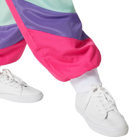 dressforfun - costume femme rétro 80s 90s jogging - rose, M - Costume carnaval - Halloween - Dress up - Party wear - Carnaval wear - Party - Party wear