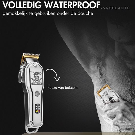 Tondeuse professionnelle sans fil - Tondeuse à cheveux pour hommes - Cheveux - Tondeuse à cheveux - Machine à cheveux pour coiffeurs - Tondeuse à cheveux - Tondeuse à barbe - Appareil de coupe - Barber Hair Clipper - Hairdresser Trimmer - Barber Set