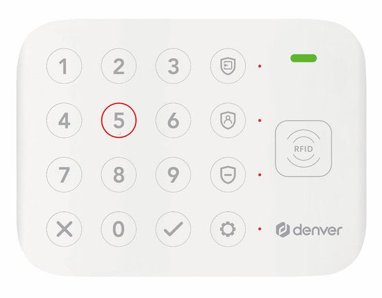 Système d'alarme sans fil Denver - Smart Home - Tuya - Sécurité Maison Camper Caravane Bateau - SHA220