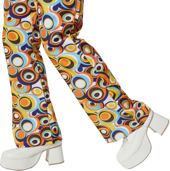 dressforfun - costume homme 70s disco retro circle pattern - XL - Costume carnaval - Halloween - Dress up - Party wear - Party - Party wear