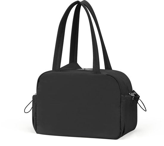 Skycases Weekend Bag - Article personnel - Bagage à main pour Ryanair et Transavia - Imperméable et spacieux - Compartiments intelligents - Idéal pour le voyage et l'utilisation quotidienne - Noir