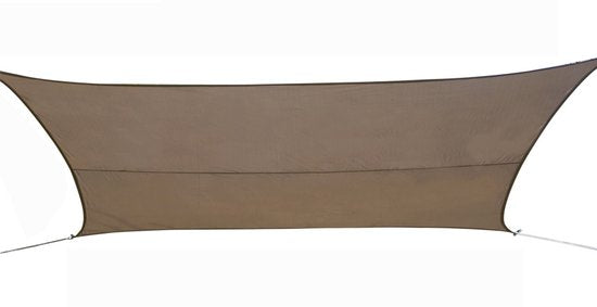 Hortensus - DESTOCKAGE : Toile d'ombrage triangulaire ou carrée en gris ou taupe - Quadrangulaire - Gris - 3,6 m