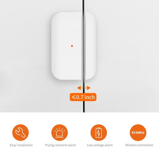 Système d'alarme sans fil Denver - Smart Home - Tuya - Sécurité Maison Camper Caravane Bateau - SHA220