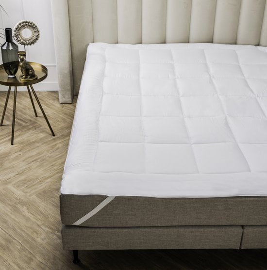 Surmatelas Swiss Nights Cooling Tencel - 140x200 - Blanc