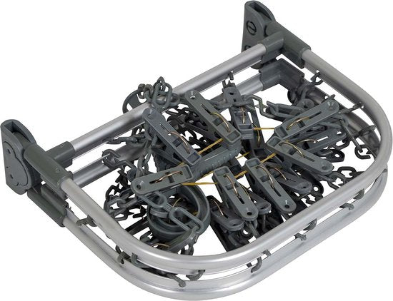 Bo-Camp - Carrousel de séchage - Pliable - Ovale - 20 piquets
