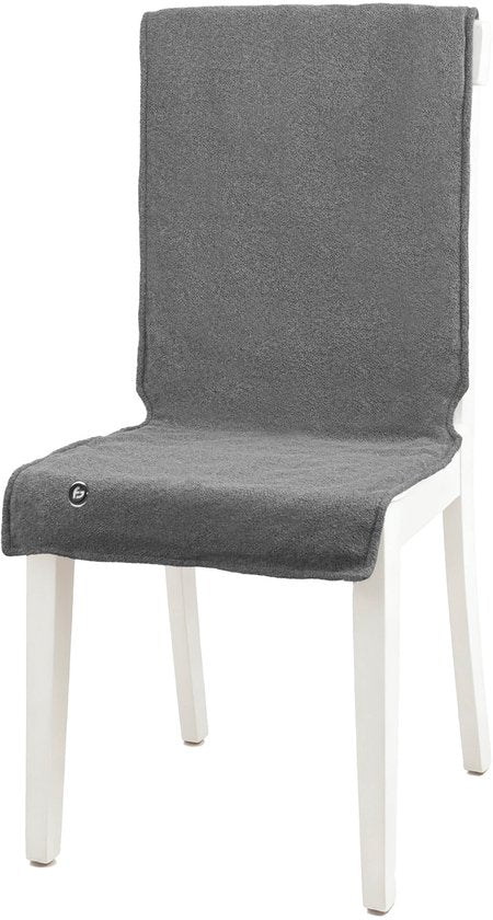 Couverture chauffante - Infrarouge - Sans fil - Chauffe-chaise - Couverture chauffante Chaise - Couverture chauffante - 3 réglages - 40x110 cm - Original Grey - Saaf Comfort