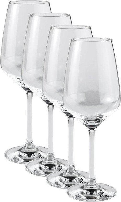VIVO by Villeroy & Boch Group Voice Verres à vin Basic - 36 cl - 4 pièces - Lavable au lave-vaisselle