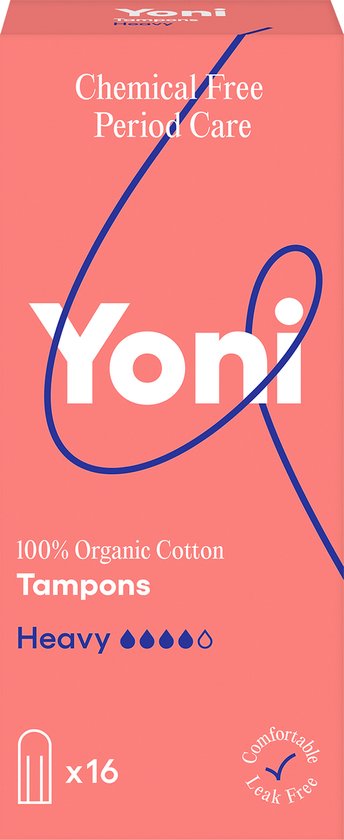 Tampons en coton biologique Yoni lourds 16 pièces