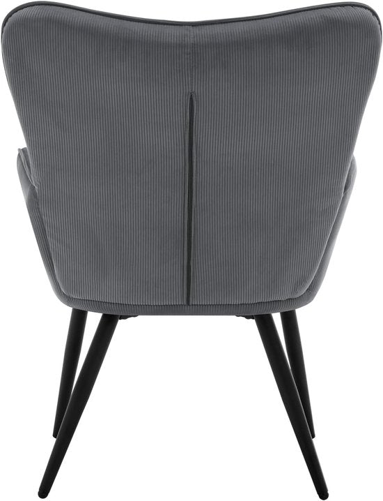 WOLTU Wing Chair, Moderne, Fauteuil de relaxation, Fauteuil TV, Confortable, Fauteuil de lecture, Salon, Fauteuil, Fauteuil de relaxation, Pieds en métal, Fauteuil