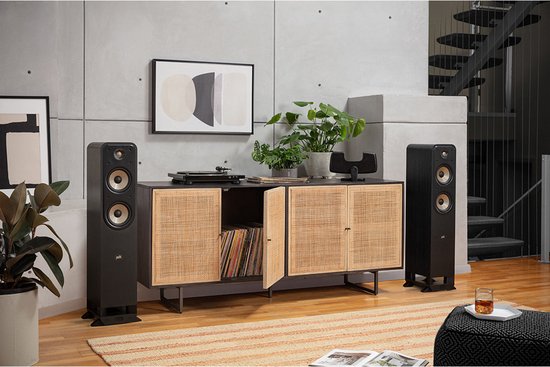 Polk Signature Elite ES55 - Enceinte colonne - 2 voies - graves puissants de 6,5" - Noir