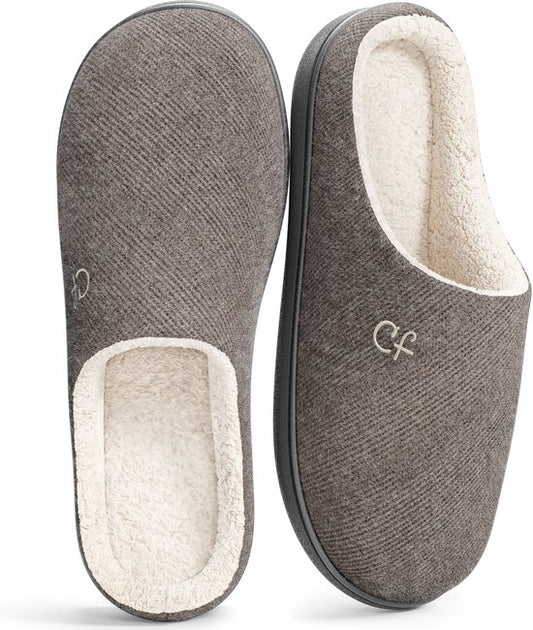 Chaussons Hommes - Chaussons - Taille 40/41 - Gris - Antidérapant - Comfeet