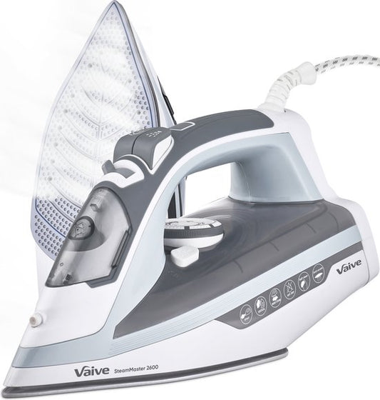 VAIVE SteamMaster 2600 - Fer à vapeur - Fers à vapeur - 2600W - 350 ML - Fonction Spray et Steam blast