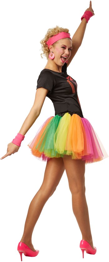 Costume femme starlette pop des années 80 L Dressforfun - halloween - carnaval - multi couleur
