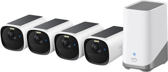 Eufy eufyCam E40 4-Cam Kit + HomeBase S280 Ball (shape) IP security camera Outdoor 2688 x 1520 Pixels Wall