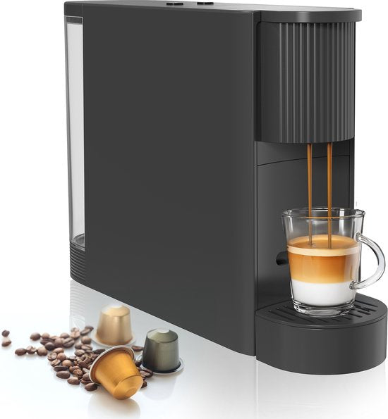 JAP Appliances Capsura - Machine à café à tasses - Volume de tasse réglable 30 - 200 ml - Machine à café à tasses - Machine à café - Cafetière