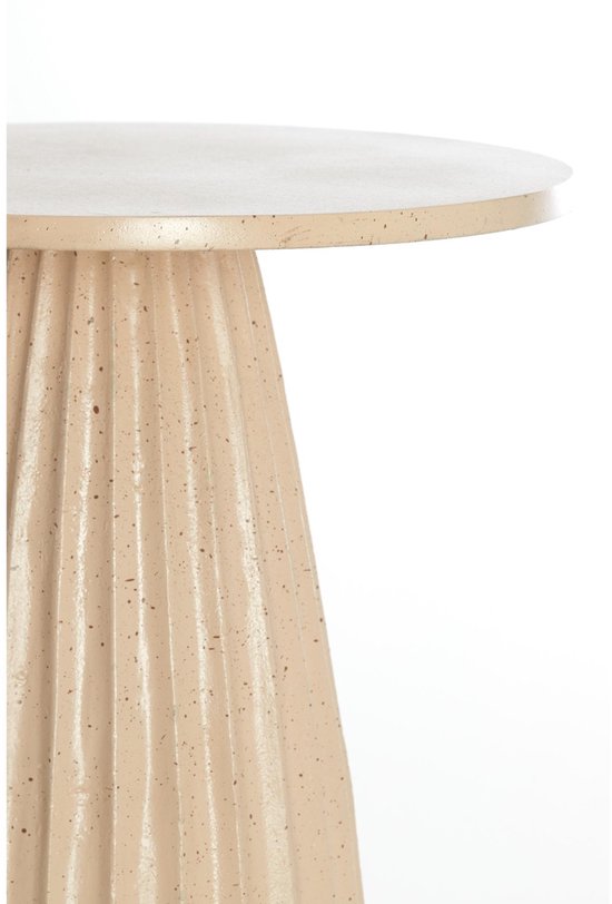 Light & Living Table d'appoint Veglia - Sable - Ø45cm - Moderne