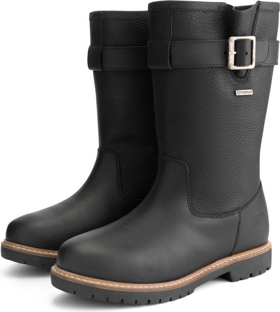 Travelin' Finnmark - Bottes imperméables pour femmes - Doublées de laine - Noir