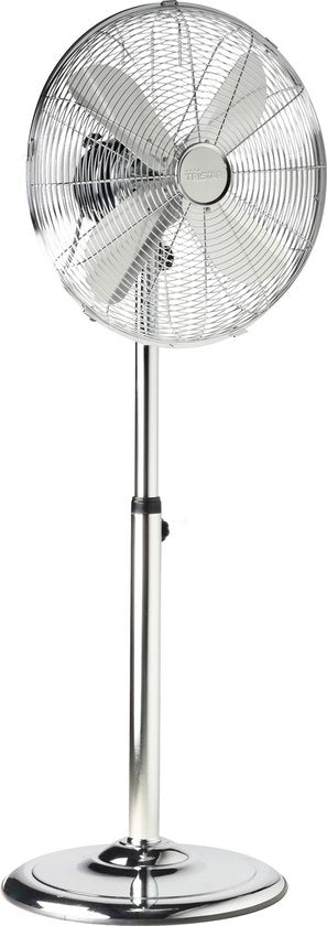 Ventilateur sur pied 40 cm - Boîtier métallique - 3 vitesses - Oscillation 85° - Tristar VE-5951