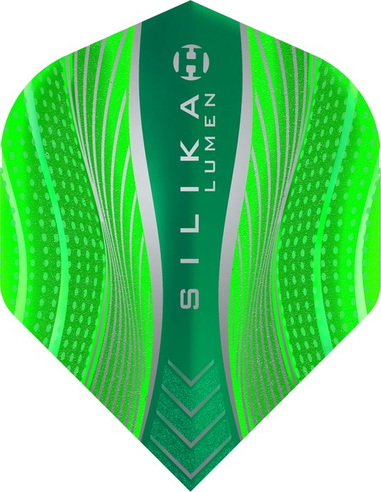 Harrows Silika Lumen NO2 Green Strong Crystalline Coated - Fléchettes