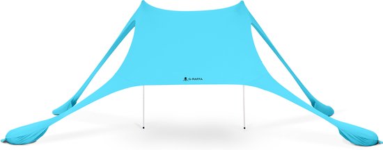 G-RAFFA Tente de plage et toile d'ombrage (2x2m) - Installation rapide, légère et parasol UPF 50