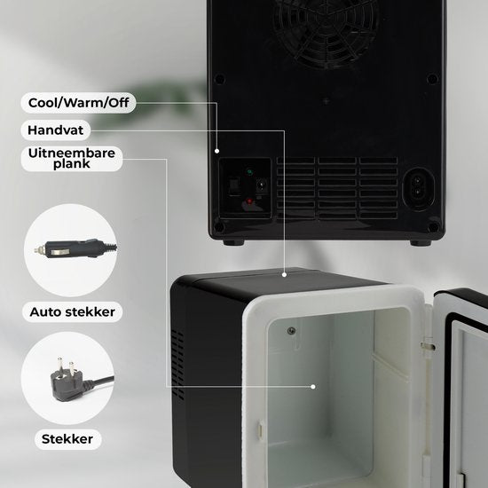 Denver Mini Fridge - Refroidissement et chauffage - Réfrigérateur pour soins de la peau - 12v Auto connection - MFR404