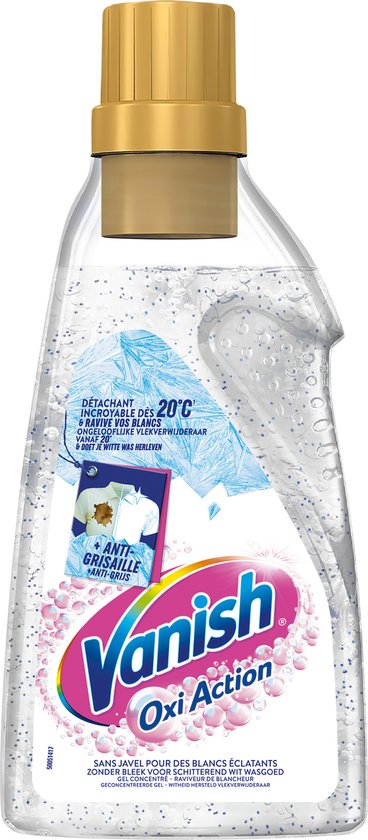 Vanish Oxi Action Laundry Booster Gel - Détachant pour le linge blanc - 1.5L