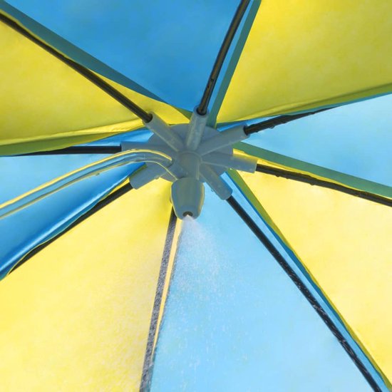 Bestway Steel Pro Kids' Pool - Parasol UV et pulvérisateur d'eau rafraîchissante - 244x51 cm