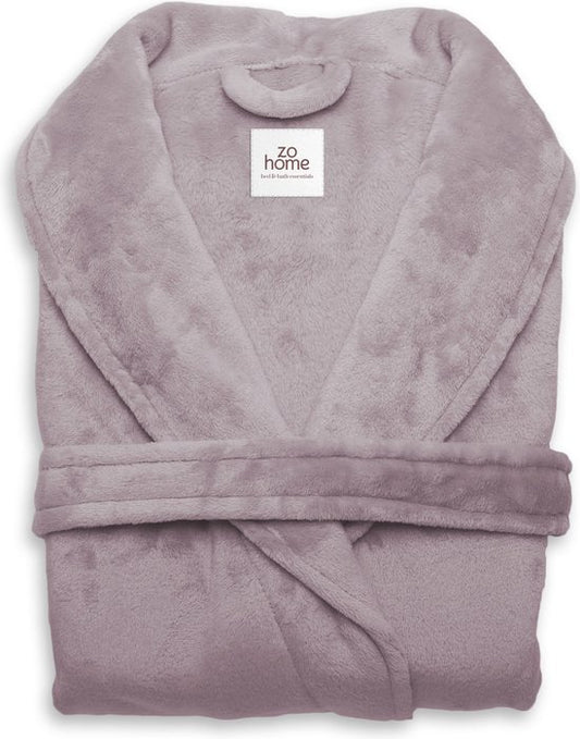Zohome Peignoir Cara - Peignoir pour femmes et hommes - XL - Manteau du matin - Convient pour le sauna - Rose