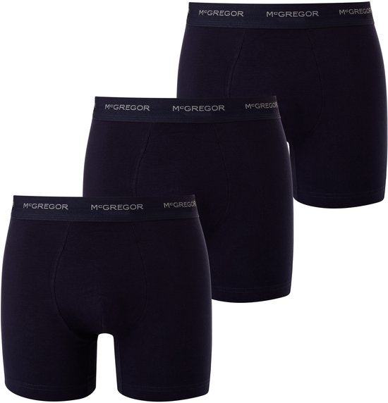 McGregor - Caleçons 3-pack Boxers pour hommes - Bleu - Taille L