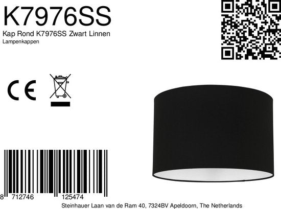 Abat-jour Mexlite Caps - Noir