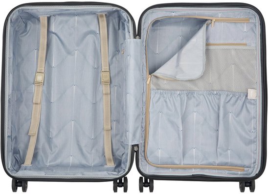 Delsey Shadow 5.0 Trolley 66 Hardcase - 80L - Extensible - 66x44x29 cm - Beige