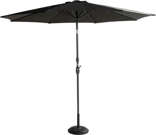 Hartman Sunline Parasol - 300 cm - Aluminium - Réglable en hauteur et inclinable - Gris