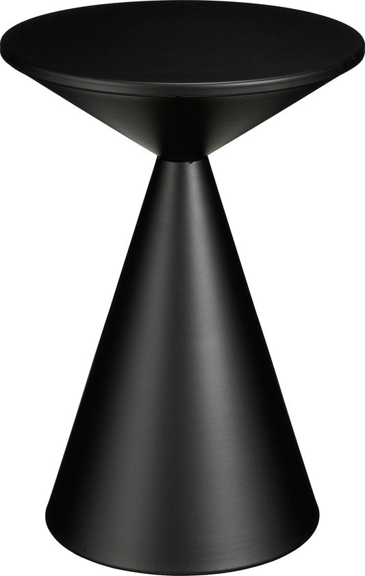 Mica Decorations Table d'appoint Royale - H55 x Ø40 cm - Métal - Noir