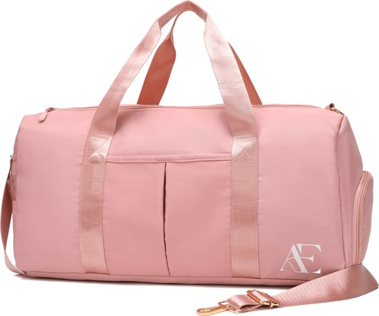 Aramae® - Sac de sport pour dames - Sac de sport pour dames - Petit sac de sport - Sac de week-end - Sac de voyage - Rose