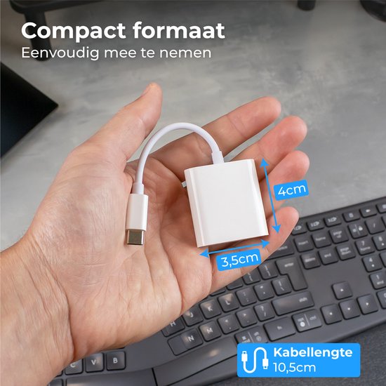 Nuvance - Lecteur de cartes SD - Lecteur de cartes SD USB C - Lecteur de cartes - Adaptateur Lightning - Lecteur de cartes mémoire - Lecteur Micro SD - Lecteur de cartes SD - Lecteurs de cartes - Lecteur de cartes Micro SD