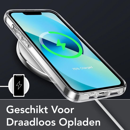 Podec iPhone 13 mini Case Transparent - Bundle with 2x Screen Protector + 2x Camera Protector - Phone Case with Protective Glass - Case Transparent