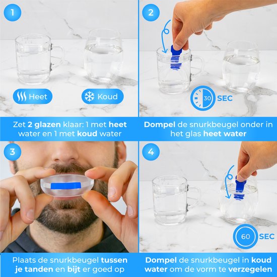 Nuvance - Kit anti-ronflement - Attelle anti-ronflement - Écarteurs de nez - Pince-nez - Attelle anti-ronflement - eBook inclus - Stop au ronflement - Meilleur sommeil