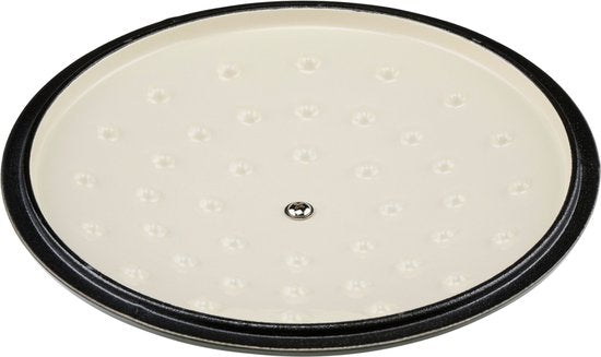 alpina Casserole en fonte avec couvercle - Plaque de cuisson ⌀ 24 cm - Toutes sources de chaleur - Vert