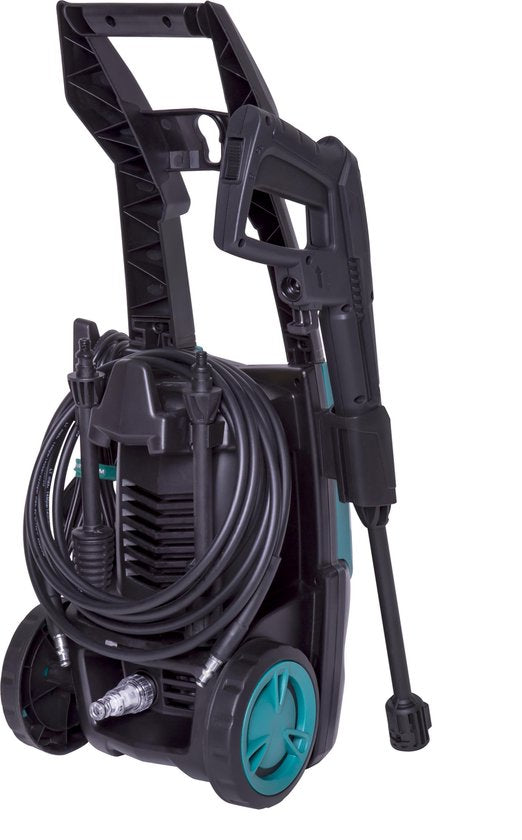 VONROC Nettoyeur haute pression V14-1 - 1400W - 110 bar - 390 l/h - tuyau de 5m, buses et accessoires inclus