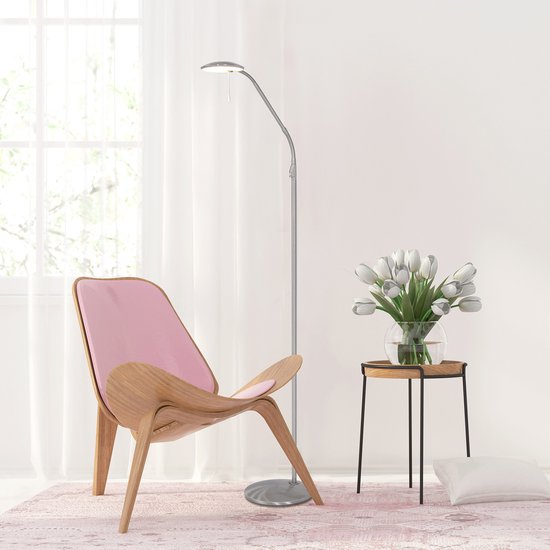 Lampadaire Steinhauer Zenith LED - Acier