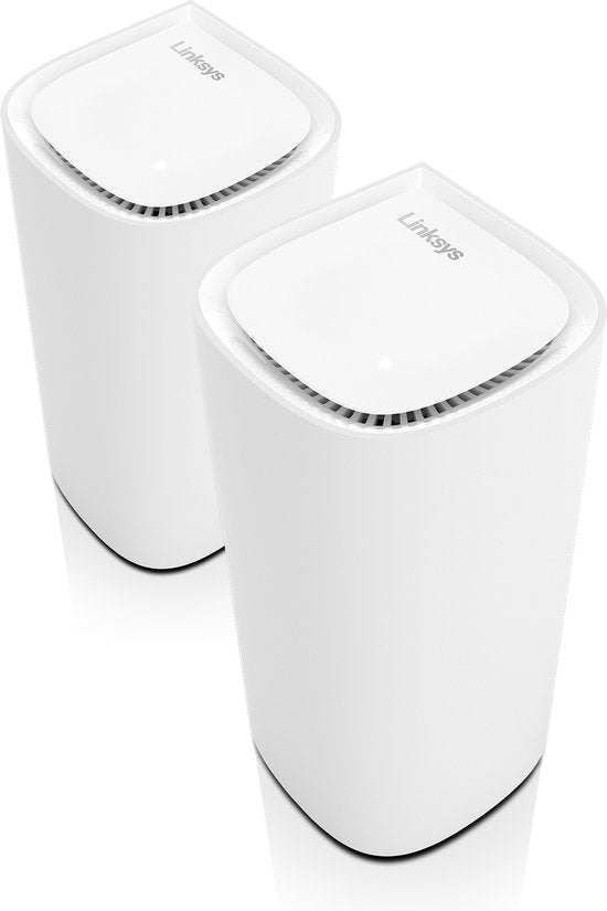 Linksys MX6202 Velop Pro - Mesh WiFi - Amplificateur WiFi - WiFi 6E - 5400 Mbps - 2-Pack - Blanc