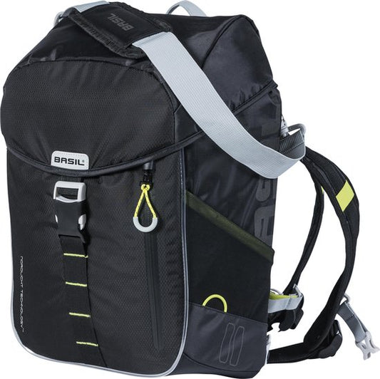 Basil Miles Bike Backpack Nordlicht - Sacoche à vélo simple - Noir - 13 Litre