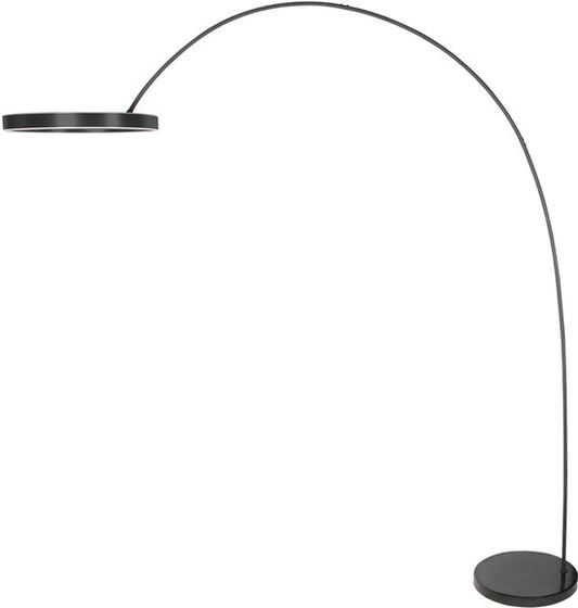 Mexlite - lampadaire - Luna-Arc - noir - métal - lampe à arc - LED - 4324ZW
