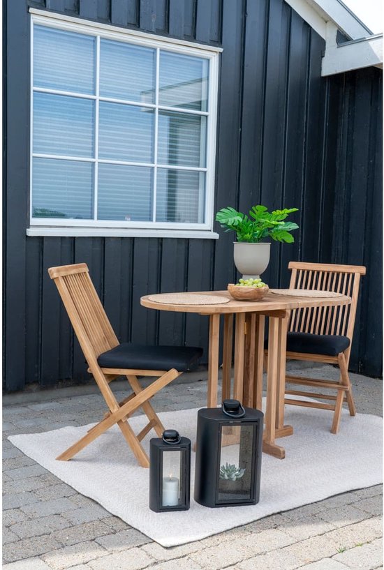 House Nordic Balcony Table Huelva Teak Foldable